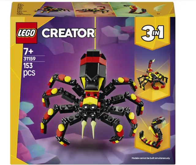 LEGO Creator 3in1 Wild Animals: Surprising Spider (7+ ετών) 31159