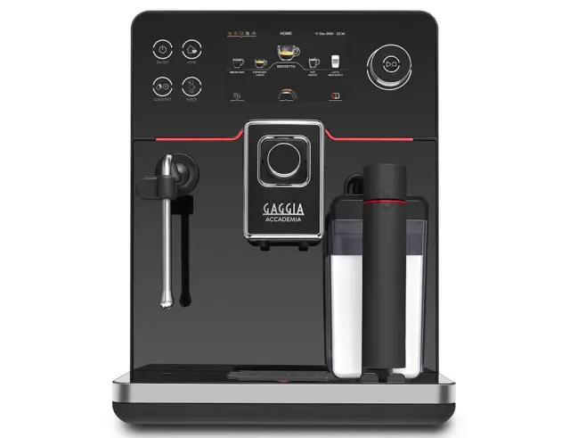Αυτόματη Μηχανή Espresso Gaggia Accademia Ri9781/01 με ισχύ 1500W, Μύλο Άλεσης, χωρητικότητα δοχείου νερού 1,6L και πίεση 15 bar RI9781/01