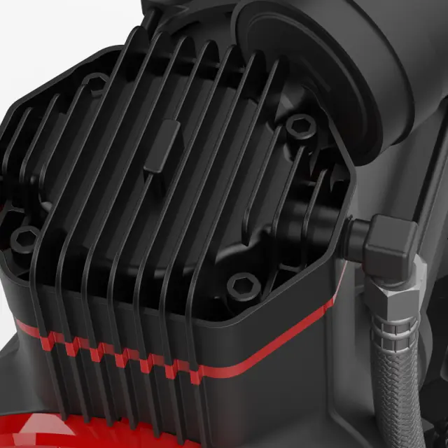 Αεροσυμπιεστής 4 hp 50 lt 220V αθόρυβος AUARITA 2