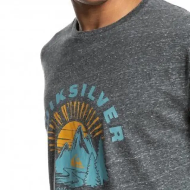QUIKSILVER MOUNTAIN SIDE SS ΑΝΔΡΙΚΗ ΜΠΛΟΥΖΑ - KTAH GREY 2