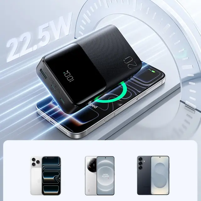 Joyroom JR-QP192 Star Series Mini 20000mAh 22.5W Powerbank με ψηφιακή οθόνη - Μαύρο 3