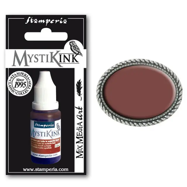 Χρώμα Stamperia Mystik Ink - Brown - 18ml