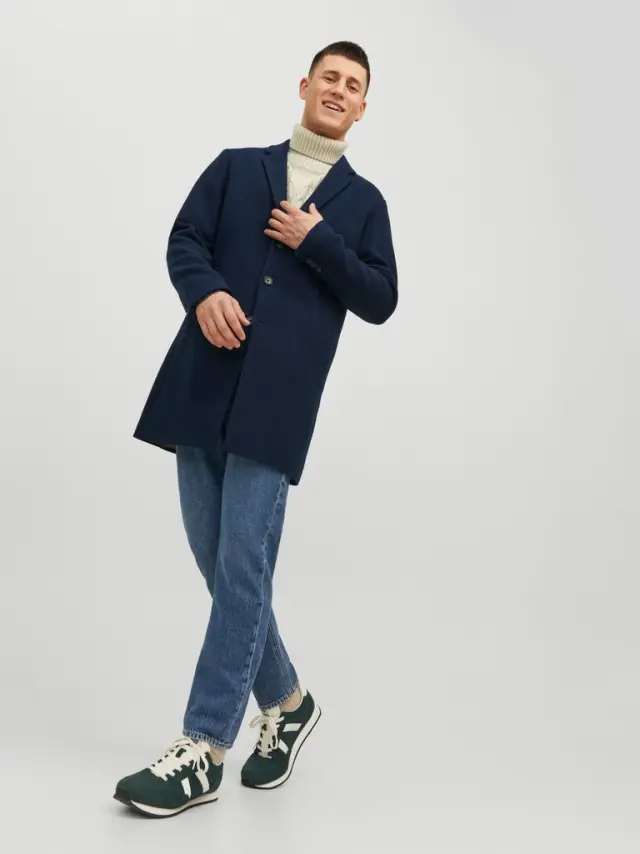 JJEMORRISON WOOL COAT SN navy blazer 2