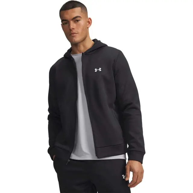 Under Armour Men's Armour Fleece Full-Zip Hoodie Μαύρο 6013727-001 (Under Armour)