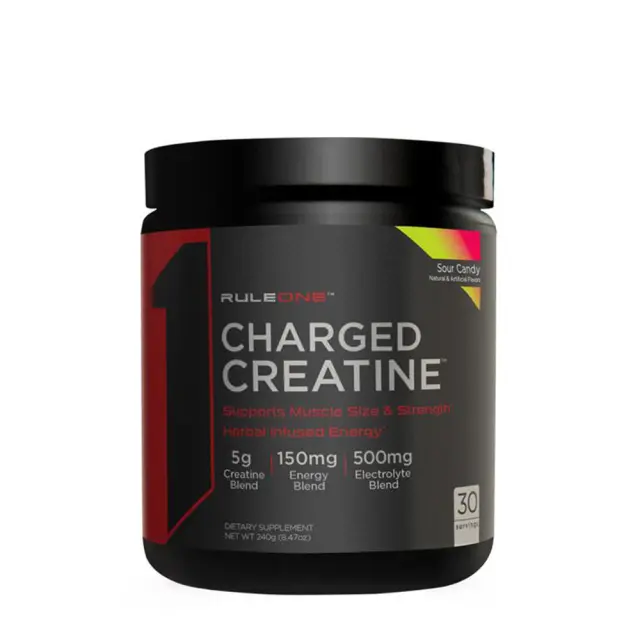 Rule1 Charged Creatin Sour Candy, 30 Servings