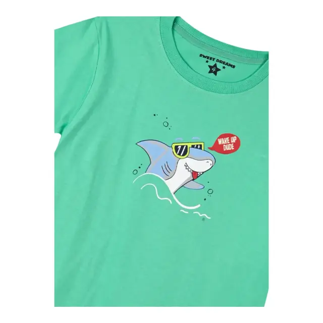 Energiers Παιδική Πυτζάμα Αγόρι Shark Glow In The Dark, Χρώμα Πολύχρωμο 3