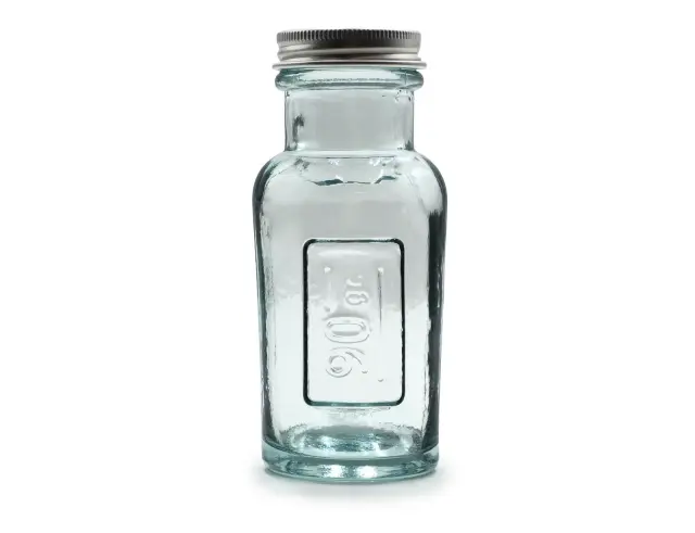 Δοχείο με καπάκι Glass Drops Storage (5784) Aπό 100% ανακυκλωμένο γυαλί, Xωρητικότητας 90ml, Διαστάσεων Ø 5 x Υ 11 cm 5784 2