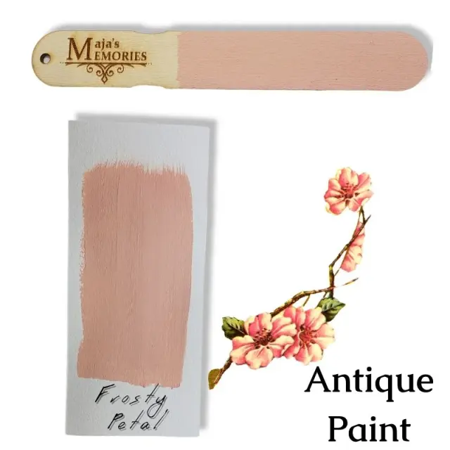 Χρώμα-εφέ πατίνας Antique Paint Maja's Memories, 150ml, Frosty Petal