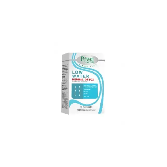 Power Health Low Water Herbal Detox Συμπλήρωμα για Αδυνάτισμα 30 κάψουλες