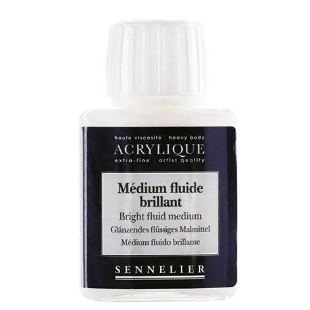 Sennelier Bright Fluid Medium για Ακρυλικά - 75ml