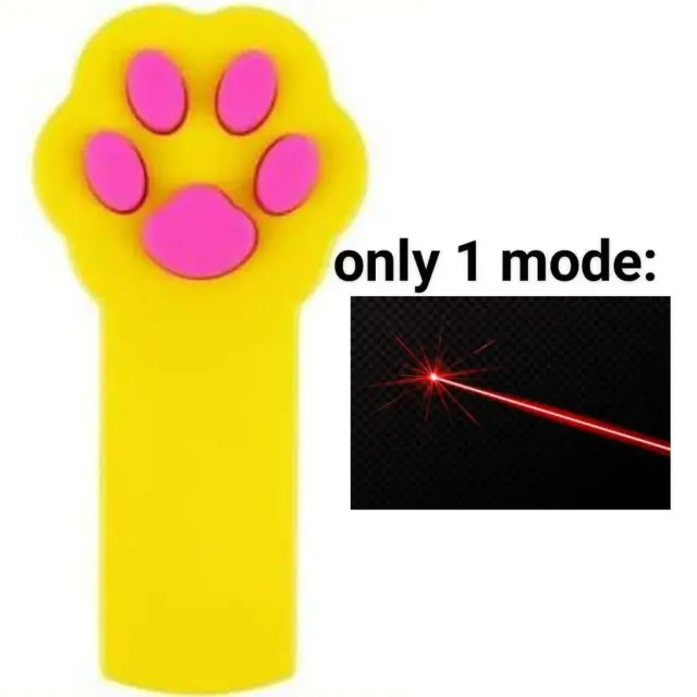 Εκπαιδευτικό παιχνίδι γάτας Laser- Paw Beam ΚΙΤΡΙΝΟ