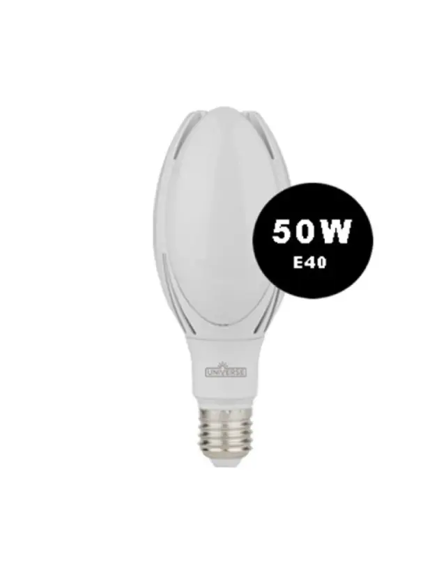 ΛΑΜΠΑ LED S2 50W E40 6500K 100-240V 5500lm 330° UNIVERSE