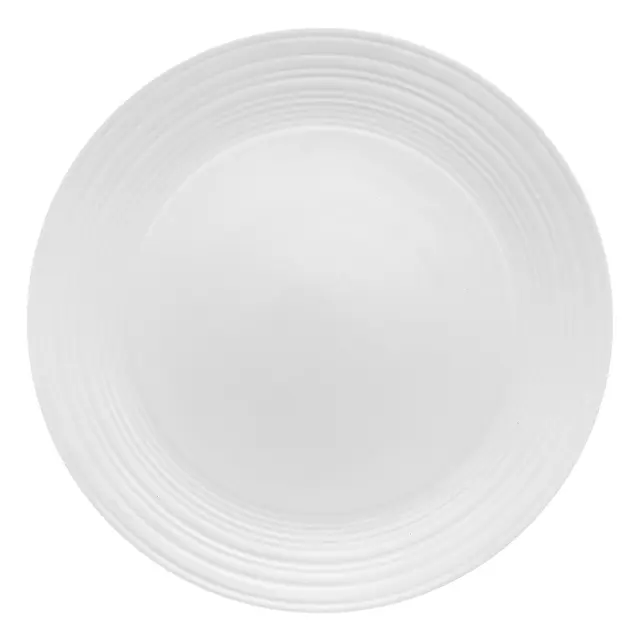 Beauty Home Πιάτο πορσελάνης ρηχό Sensations Art 7705 Φ28 Λευκό 2