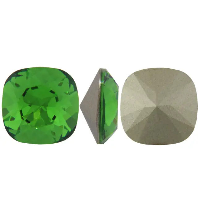 Swarovski 4470 Cushion Square Fern Green 10mm - 1τεμ