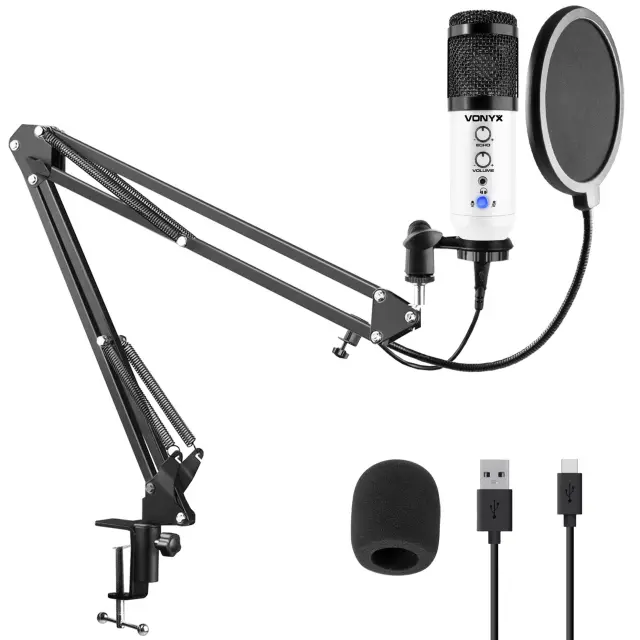 VONYX CMS320W ΣΕΤ ΜΙΚΡΟΦΩΝΟΥ STUDIO USB ΛΕΥΚΟ