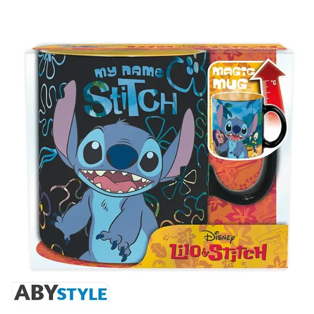 Κούπα κεραμική DISNEY - Lilo + Stitch - Mug Heat Change 460ml (ABYFAC047)