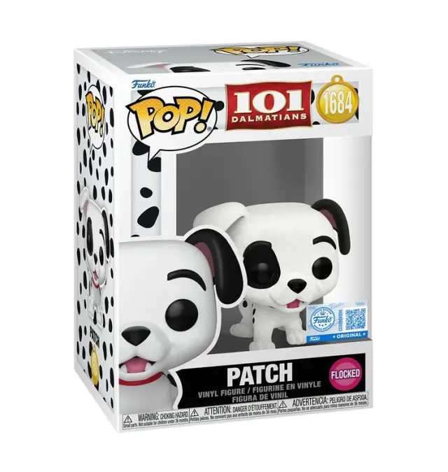 Φιγούρα Funko Pop! Disney: 101 Dalmatians - Patch (Flocked) (Special Edition) #1684 Vinyl Figure 2