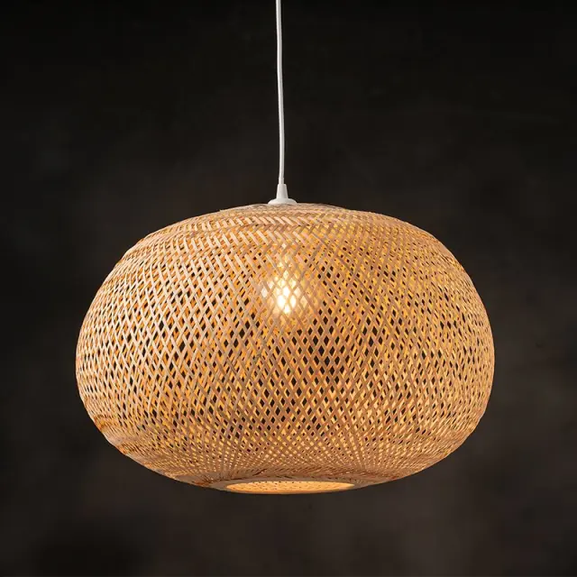 AcaLights ΚΡΕΜΑΣΤΟ Φ/Σ 1ΧΕ27 ΜΠΑΜΠΟΥ D56xΗ35CM ΣΥΜΗ
