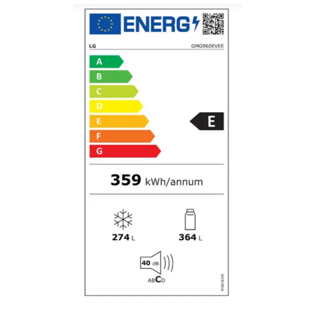 ΨΥΓΕΙΟ ΝΤΟΥΛΑΠΑ (179χ91χ73,8) GMG960EVEE LG (E) 3