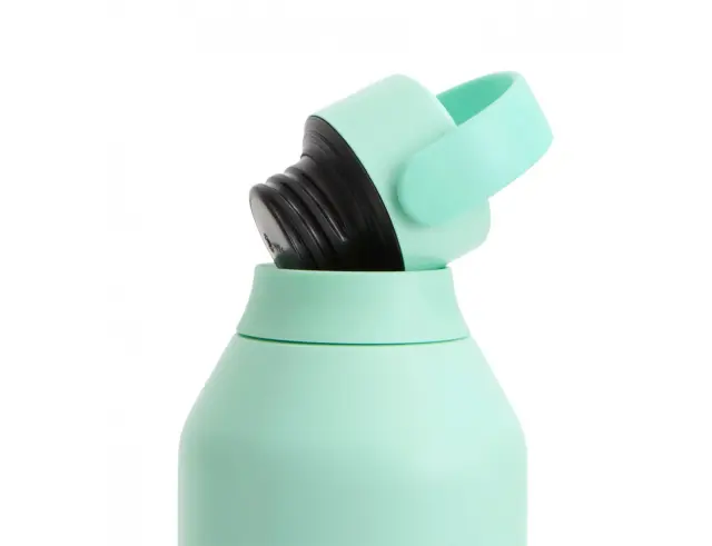Μπουκάλι Θερμός Series 3 Chilly's με χωρητικότητα 500ml και διατήρηση θερμοκρασίας 14h ζεστό / 36h κρύο - Opal Green22877 2