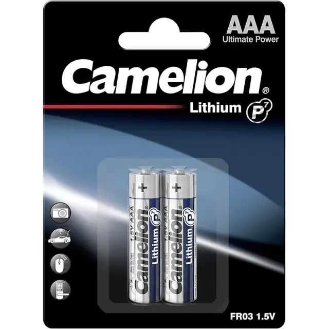Camelion FR03-BP2 – Μπαταρία Λιθίου AAA 1.5V (2τμχ)