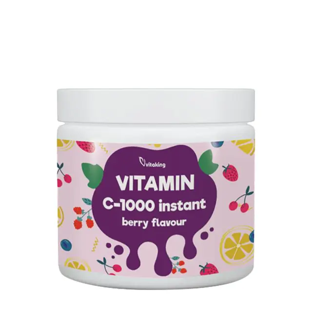 Vitaking Instant Supreme Vitamin C Powder Blackberry, 400 g