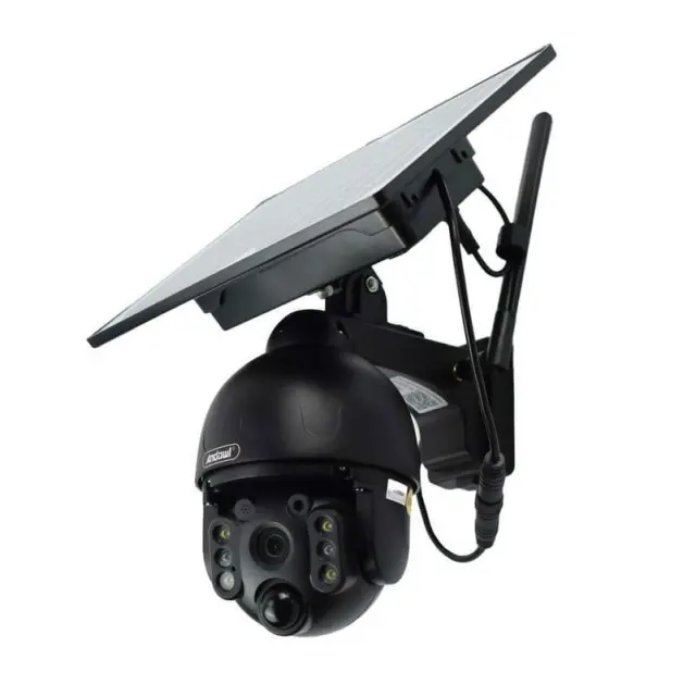 Andowl IP Κάμερα Παρακολούθησης Wi-Fi 1080p Full HD 4K Αδιάβροχη Μπαταρίας με Αμφίδρομη Επικοινωνία Q-SX80 4G+5G SIM - Solar Camera Wireless Smart 075507 2