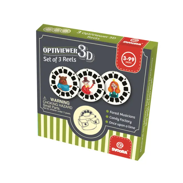 Svoora Σετ 3 δίσκοι για 3D Optiviewer "Παραμύθια" (3+ ετών) 03012 2