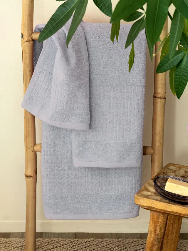 Πετσέτα Λουτρού Towels Collection ROLL Πετσέτες Λουτρού 80x160 SILVER