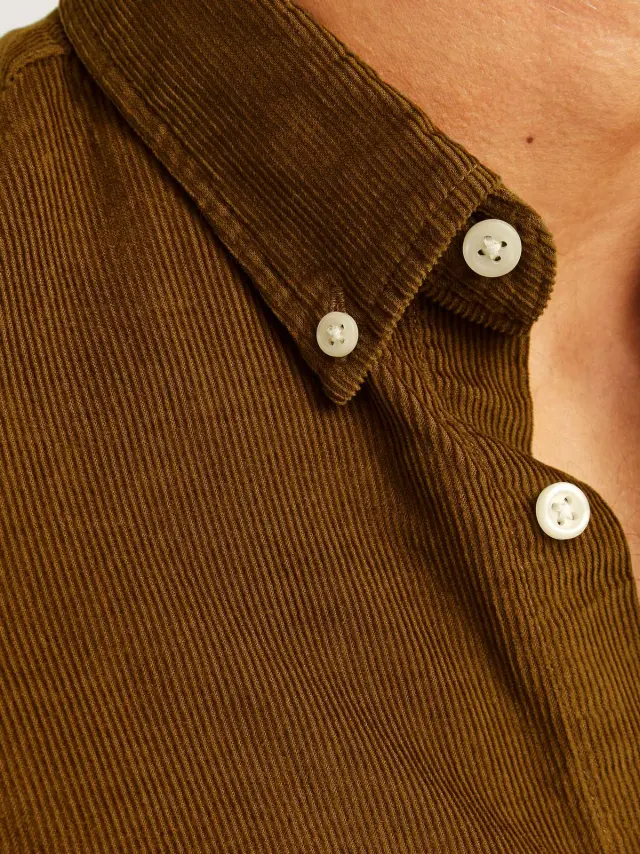 JJECLASSIC CORD SHIRT LS SN Monks Robe 3