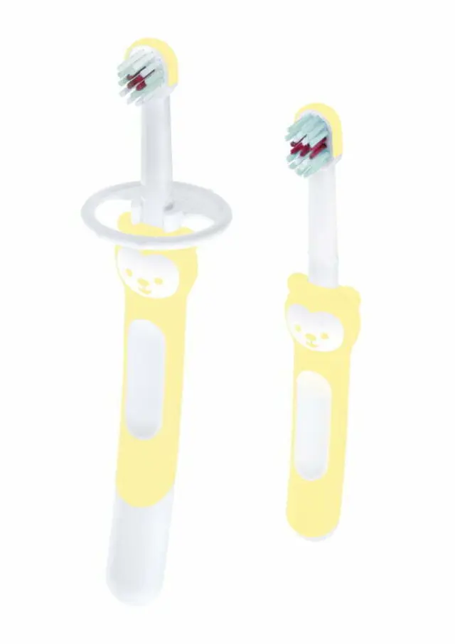 Mam | Learn to Brush Set - Unisex – Κίτρινο | 2 τμχ