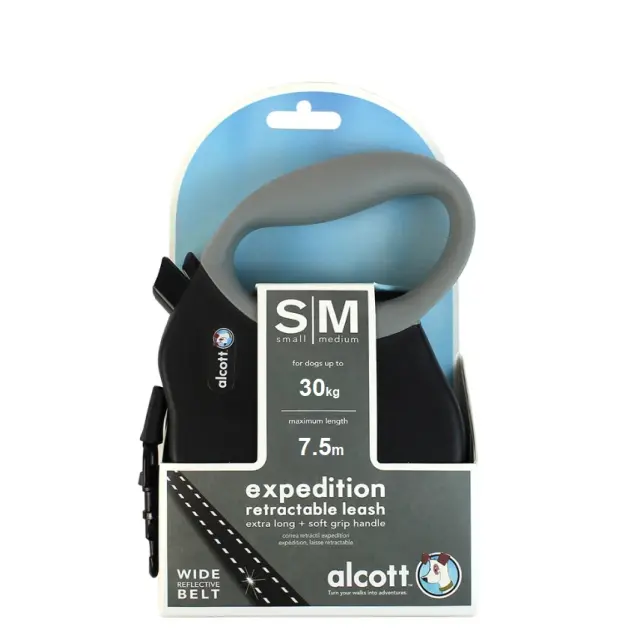 Alcott Expedition Οδηγός Αυξομειώμενος Small Medium Up To 30kg Max Length 7.5m Μάυρο Μαύρο - S- M