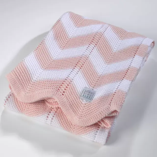 Κουβέρτα βαμβακερή DT456 Λίκνου 75x105 Pink