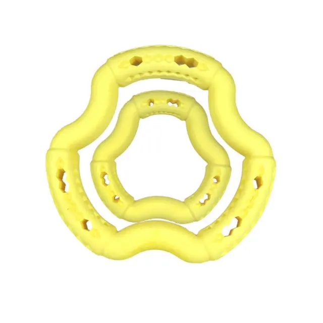 Vadigran Παιχνίδι Καουτσούκ TPR Ring Κίτρινο-Βανίλια 12cm 80gr