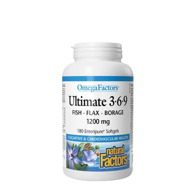 Natural Factors Ultimate 3-6-9 – 1200 mg