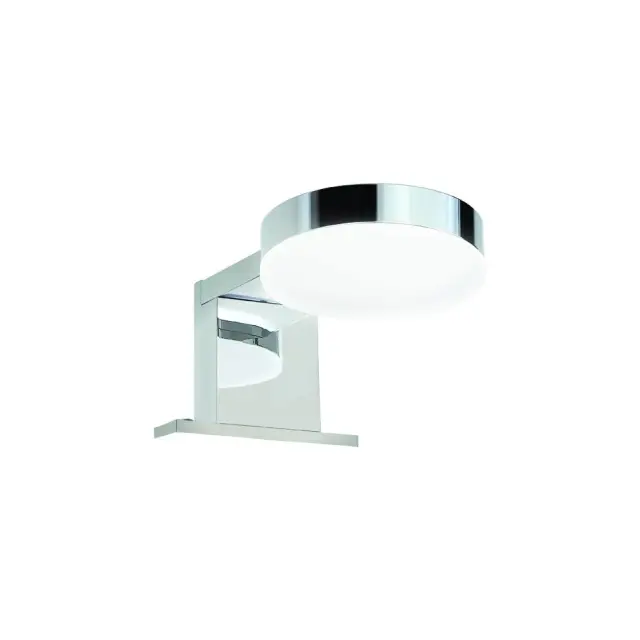 AcaLight Offer NETTO ΦΩΤΙΣΤΙΚΟ ΕΠΙΤΟΙΧΟ ΧΡΩΜΙΟ ΜΕΤΑΛΛΙΚΟ LED 5W 3000K 330Lm IP44 145X65MM