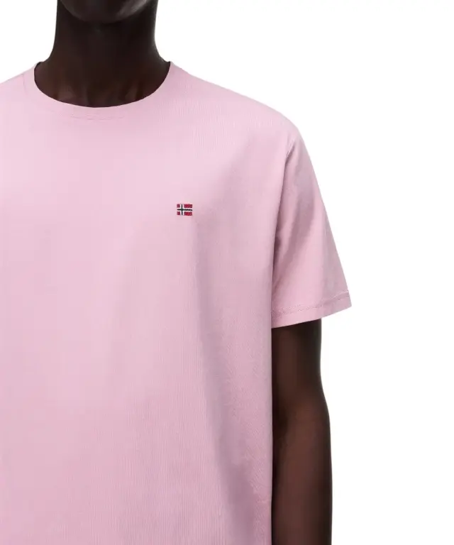 Napapijri - Ανδρικό T-shirt Salis Ss Sum Regular Fit NP0A4H8D-P1T Ροζ - S 3