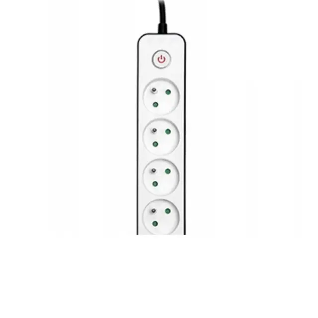 BORMANN BCR1011 - BORMANN BCR1011 Πολύμπριζο 4 Θέσεων 3x1.5mm με Διακόπτη (066286)
