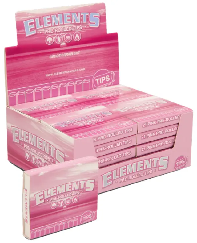 Elements Tips Pre-Rolled Τζιβάνα Pink - Προτυλιγμένη 3
