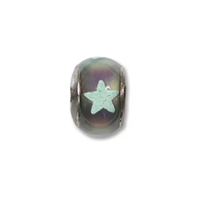 Χάντρα Mirage Glow Star 8x7mm - 4τεμ
