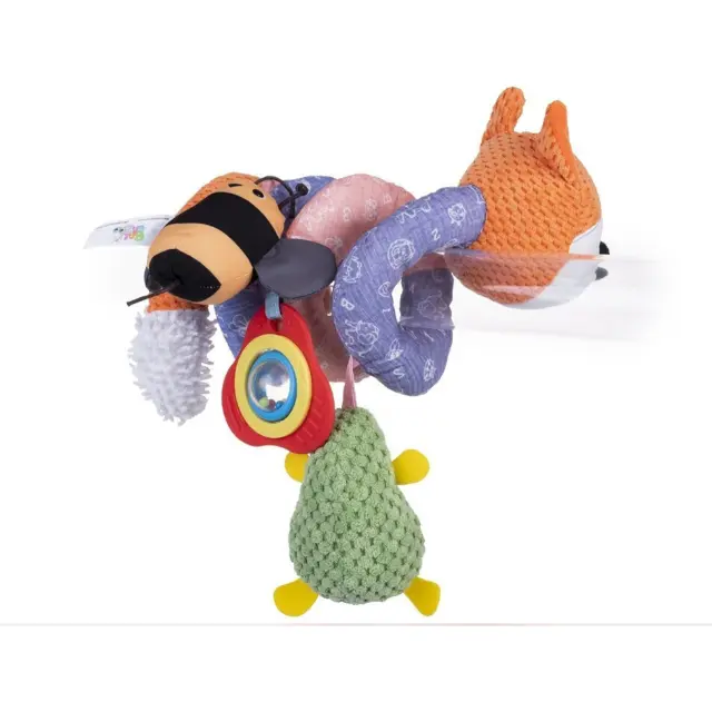 Κρεμαστό Παιχνίδι Σπιράλ Bali Bazoo 80566 Fox Crib Orange 0m+ 6925783805663 3