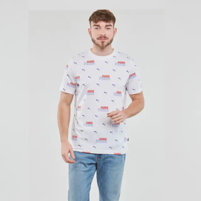 PUMA ESS+ LOGO POWER AOP TEE - XL