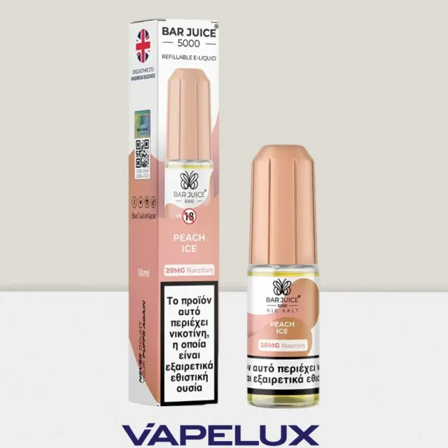 Bar Juice 5000 Peach Ice 10ml 20mg Nic Salts 2