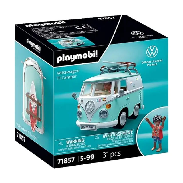 Playmobil X Volkswagen T1 Camper για 5+ (71857)