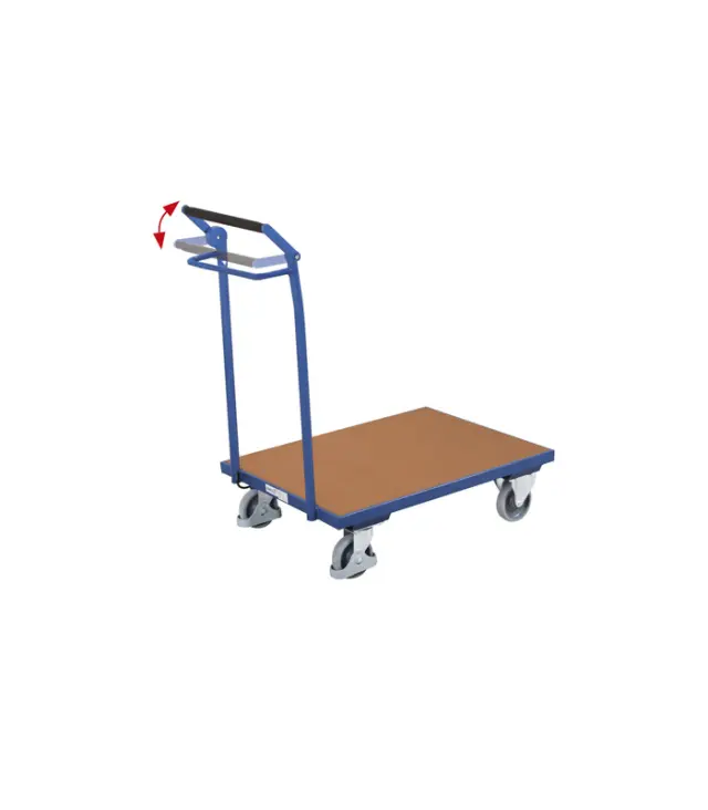 Variofit sw-600.125 Τρόλεϊ Μεταφοράς με Χειρόφρενο για Φορτίο Βάρους ως 250kg