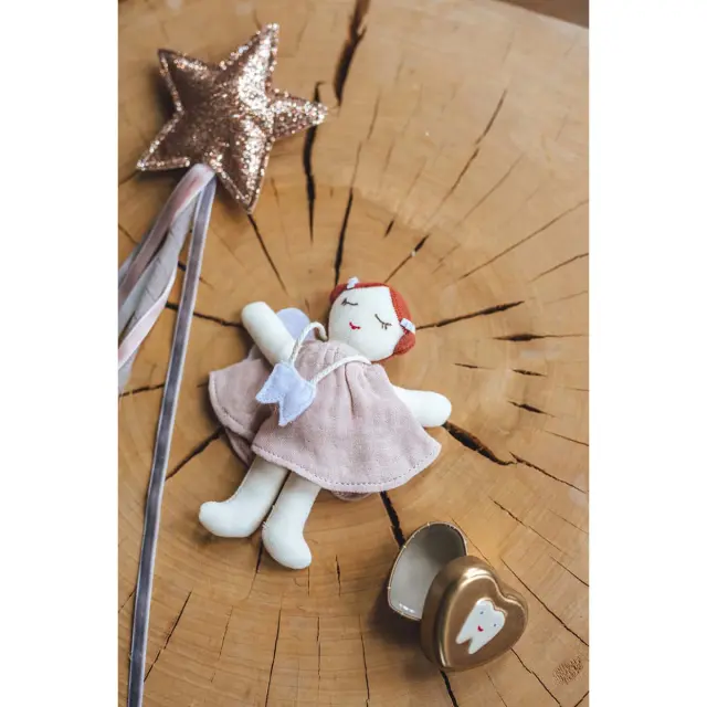 Κούκλα Νεράιδα Δοντιών Kikadu organic cotton 14εκ. 2