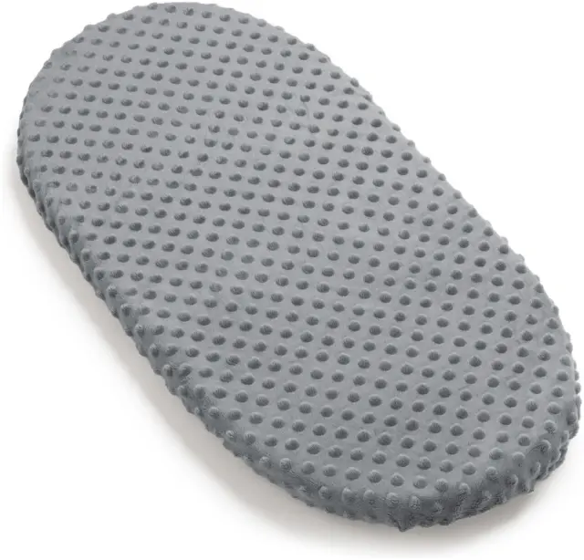 Σεντόνι Βαμβακερό με Λάστιχο 80x40cm Minky Dark Grey 5904506812608