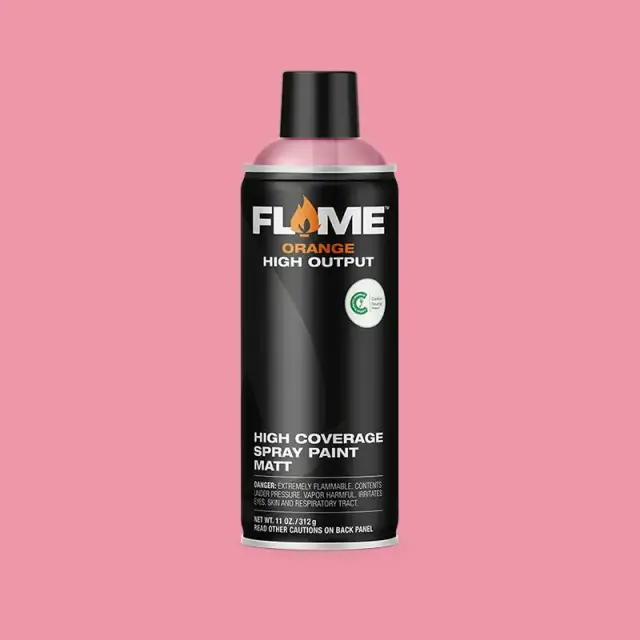Flame Orange Spray Paint 400ml FO-308 Piglet Pink Light
