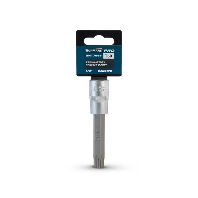 Bormann Pro BHT7689 Καρυδάκι torx 1/2", DIN 3120, T60 (049036)