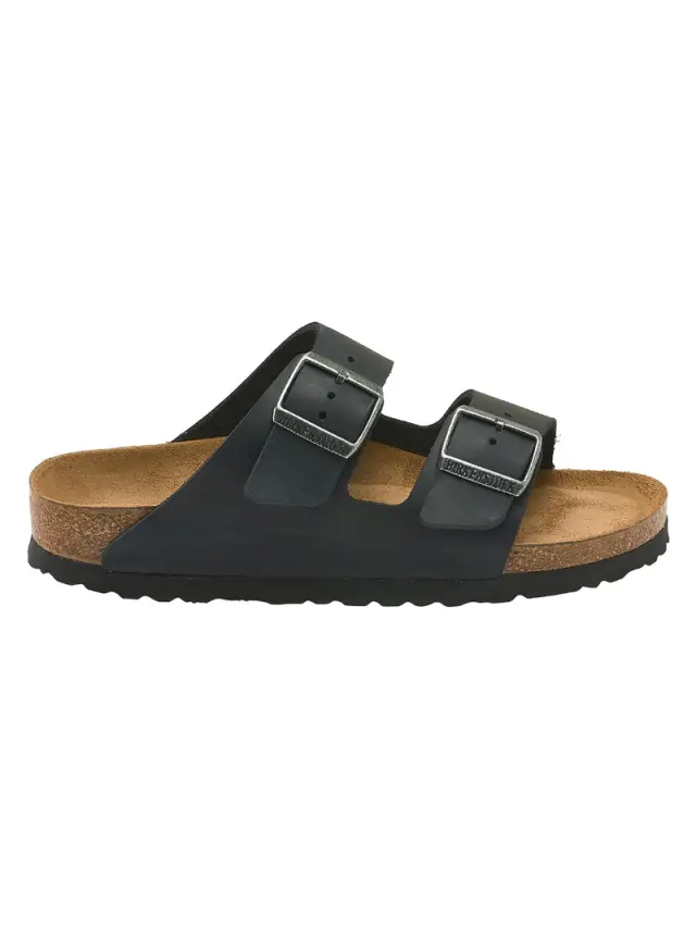 Birkenstock Πέδιλα Γυναικείο δέρμα Oiled Μαύρο BIR/ARIZONA SOFT 752483 BLACK - 44 3